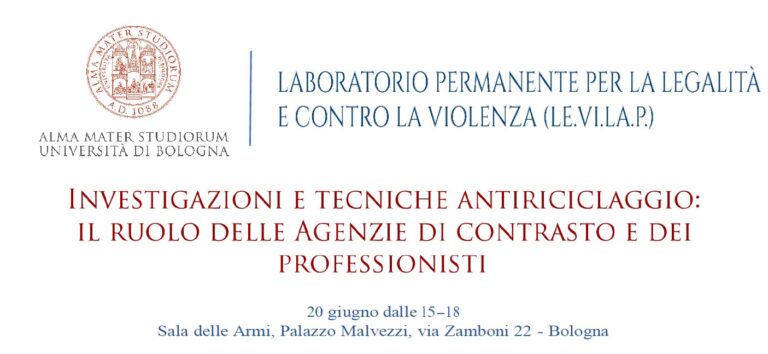 Investigazioni e tecniche antiriciclaggio.Il ruolo delle agenzie di contrasto e dei professionisti.